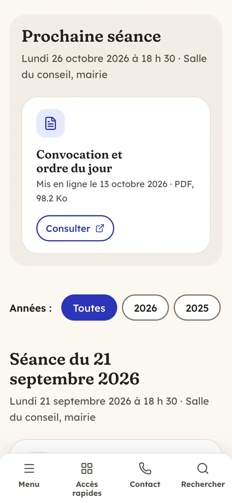 La prochaine séance du conseil sur téléphone, avec le thème Lavoir.